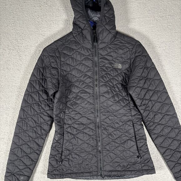 The‎ North Face Thermoball Hoodie Women’s Size XS Full Zip Black *Flaws - Picture 2 of 16